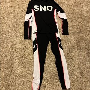 Black and White SNO Tracksuit